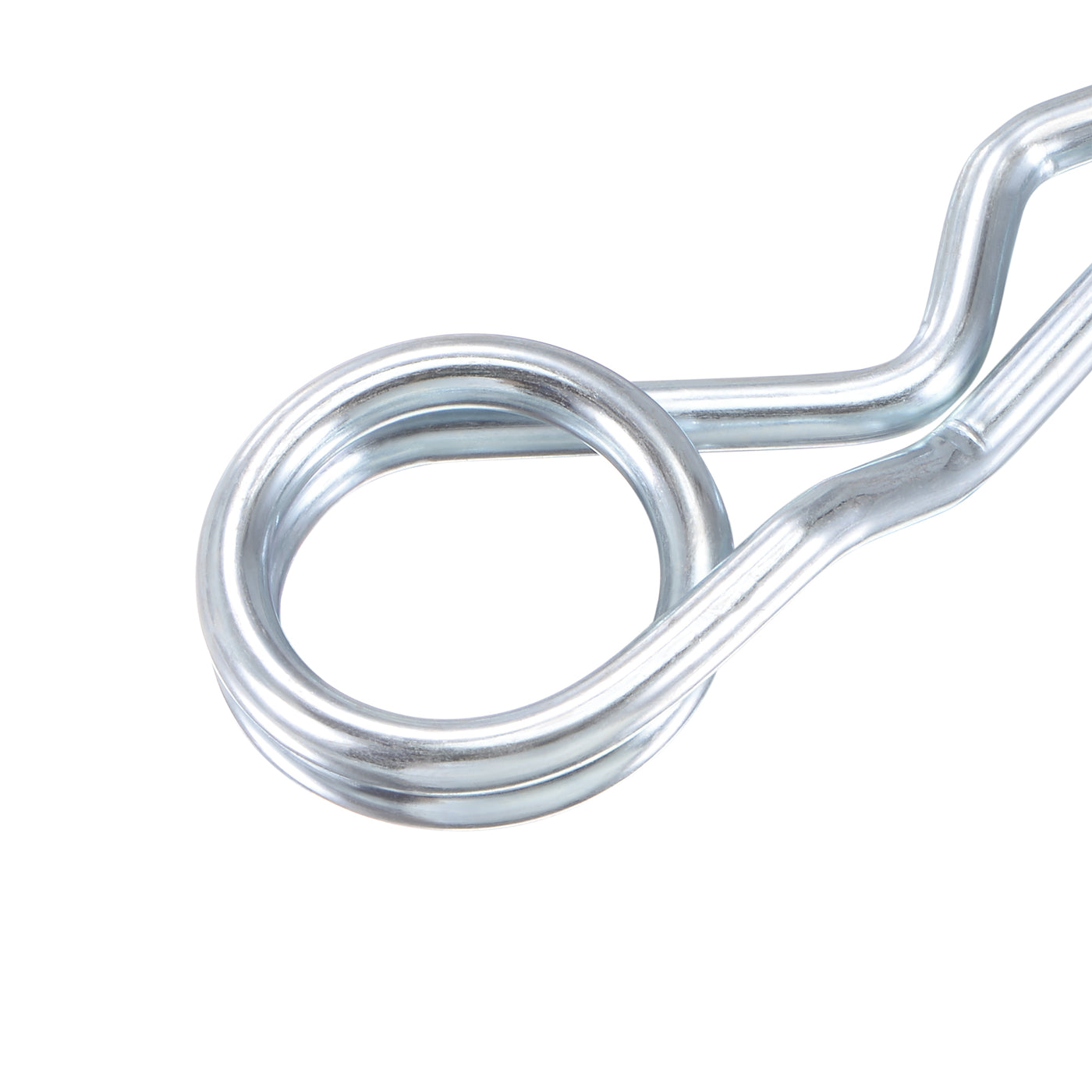 Harfington R-Clip Pins - R Shaped Spring Cotter Pin Zinc-plating Trailer Tractor Mower Fastener Hardware