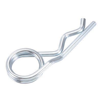 Harfington R-Clip Pins - R Shaped Spring Cotter Pin Zinc-plating Trailer Tractor Mower