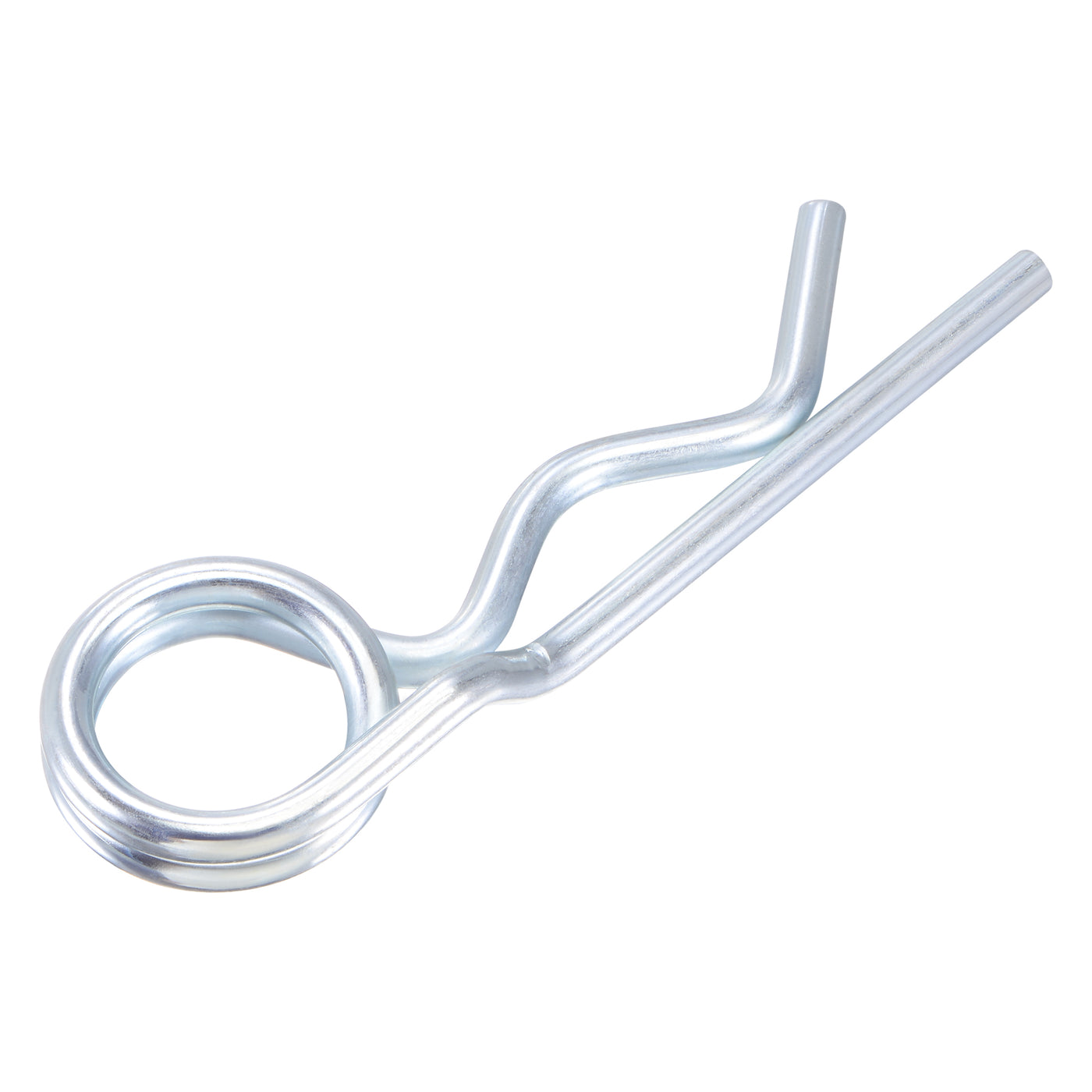 Harfington R-Clip Pins - R Shaped Spring Cotter Pin Zinc-plating Trailer Tractor Mower Fastener Hardware