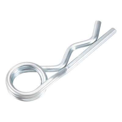 Harfington R-Clip Pins - R Shaped Spring Cotter Pin Zinc-plating Trailer Tractor Mower Fastener Hardware