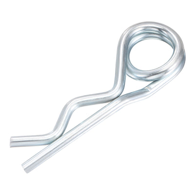 Harfington R-Clip Pins - R Shaped Spring Cotter Pin Zinc-plating Trailer Tractor Mower Fastener Hardware