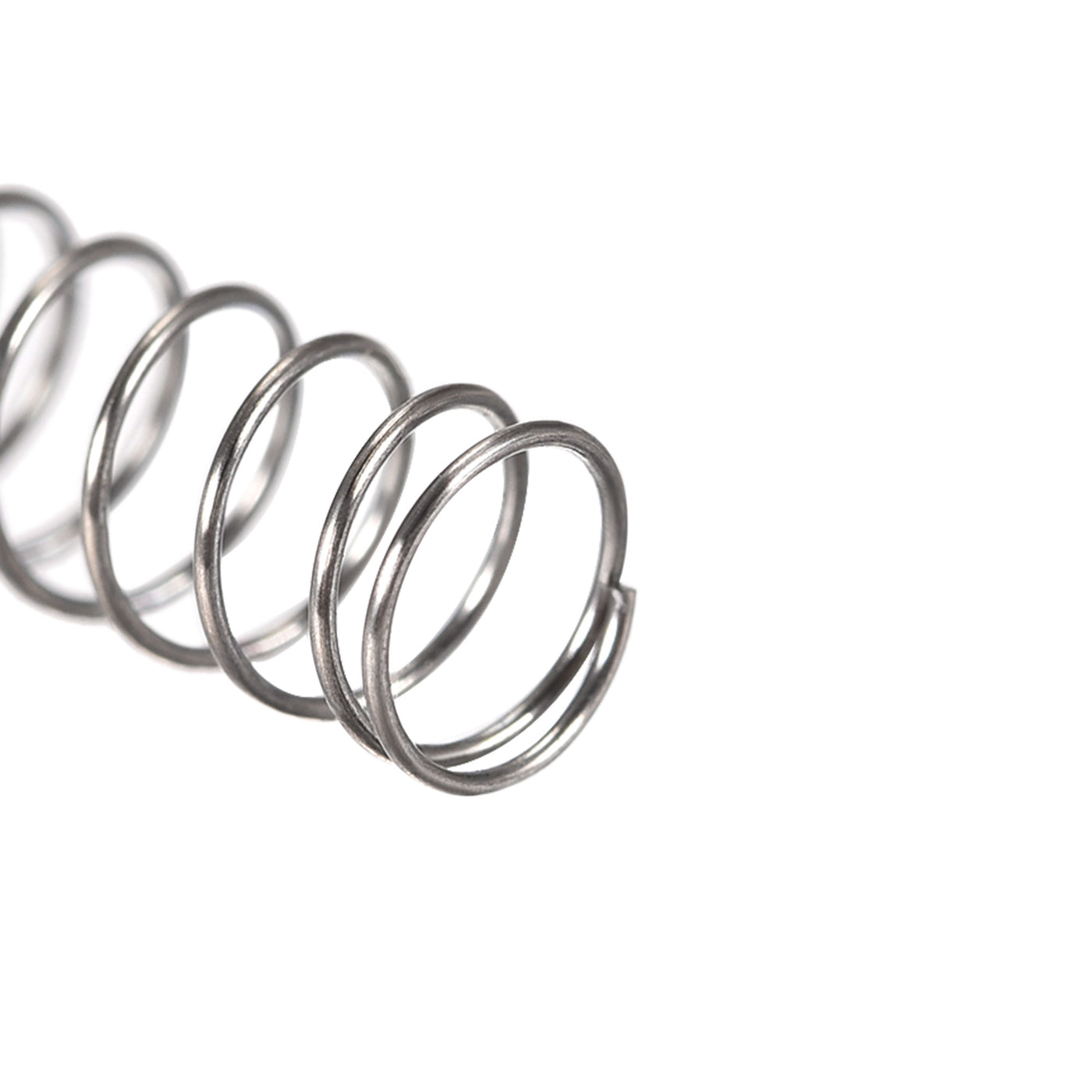 uxcell Uxcell Compressed Spring, Free Length,1.5N Load Capacity,Grey,50pcs