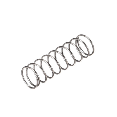 Harfington Uxcell Compressed Spring, Free Length,1.5N Load Capacity,Grey,50pcs