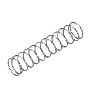 Harfington Uxcell Compressed Spring,Free Length,1.5N Load Capacity,Gray,30pcs