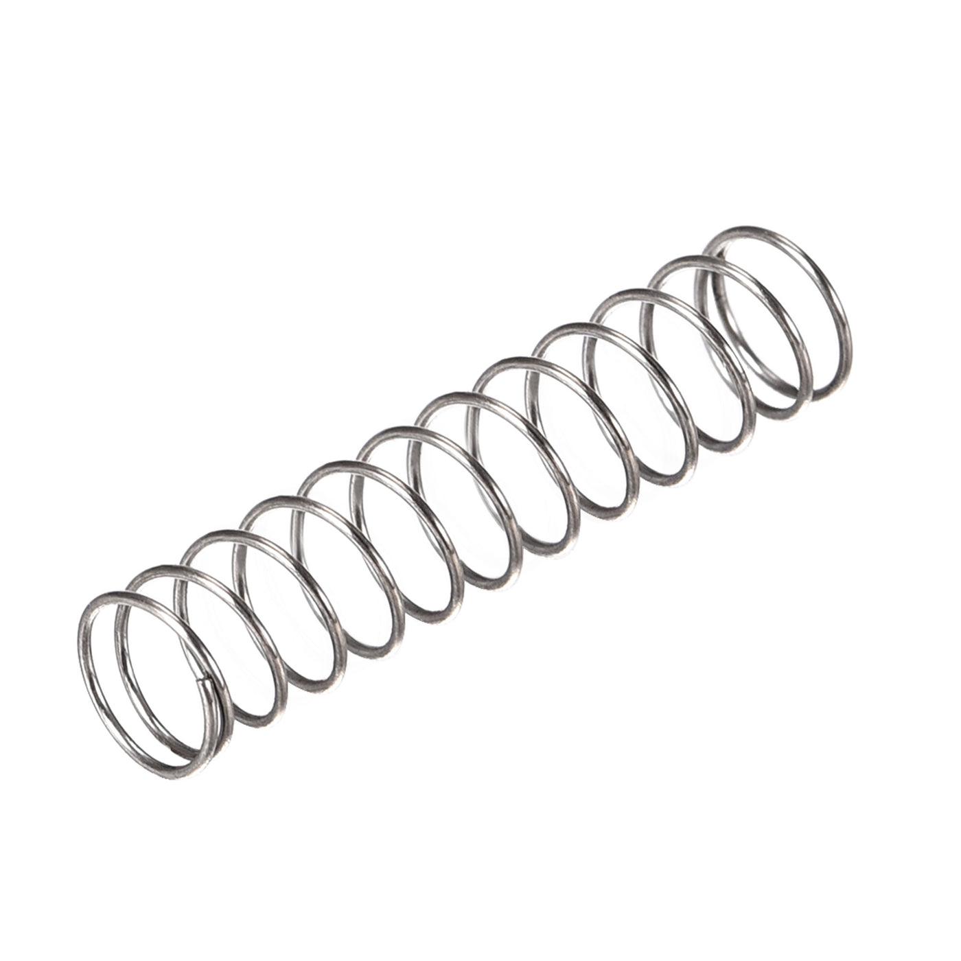 uxcell Uxcell Compressed Spring, Free Length,1.5N Load Capacity,Grey,50pcs
