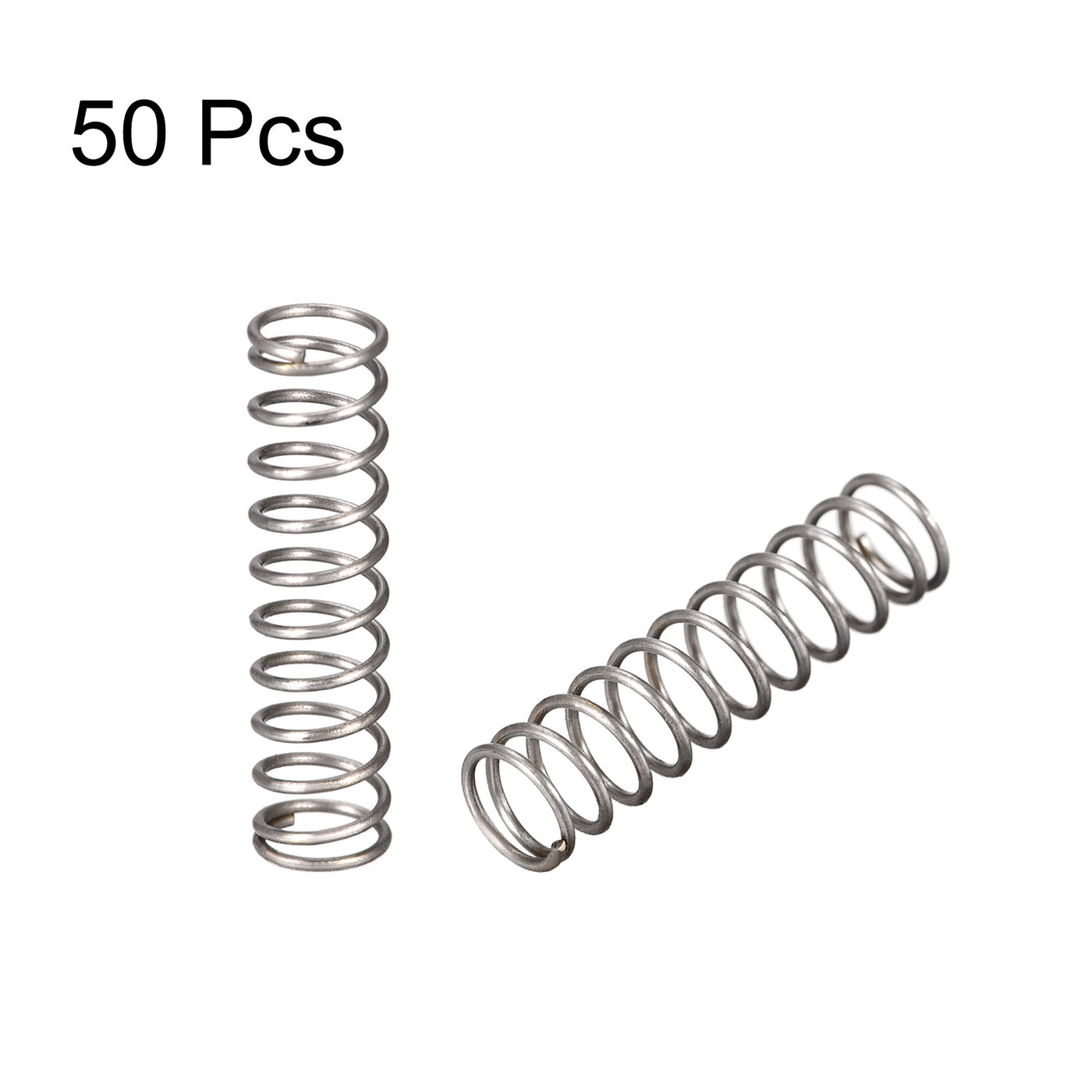uxcell Uxcell Compressed Spring,Free Length,10.6N Load Capacity,Gray,50pcs