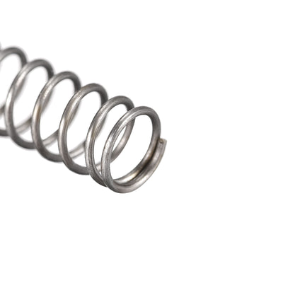 Harfington Uxcell Compressed Spring,Free Length,10.6N Load Capacity,Gray,50pcs