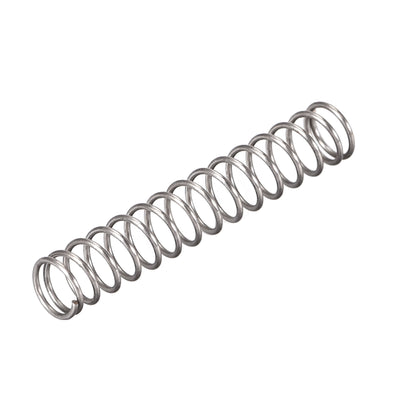 uxcell Uxcell Compressed Spring, Free Length,7.1N Load Capacity,Grey,30pcs