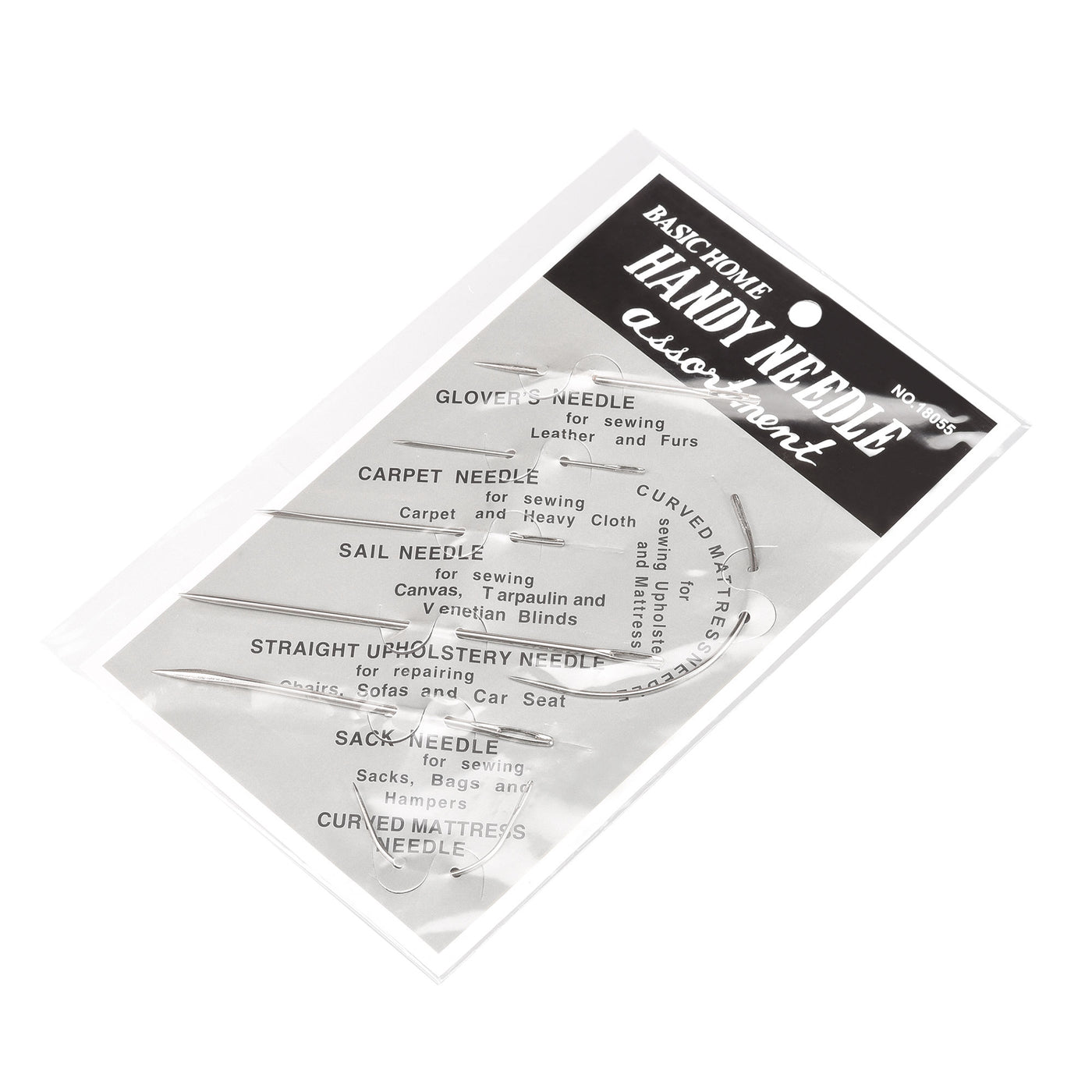 Harfington 18 Pcs Leather Tools Craft DIY Hand Stitching Kit, with Waxed Thread Cords, Sewing Needles, Stitching Awls, Scissors, Thimble, Measuring Tape