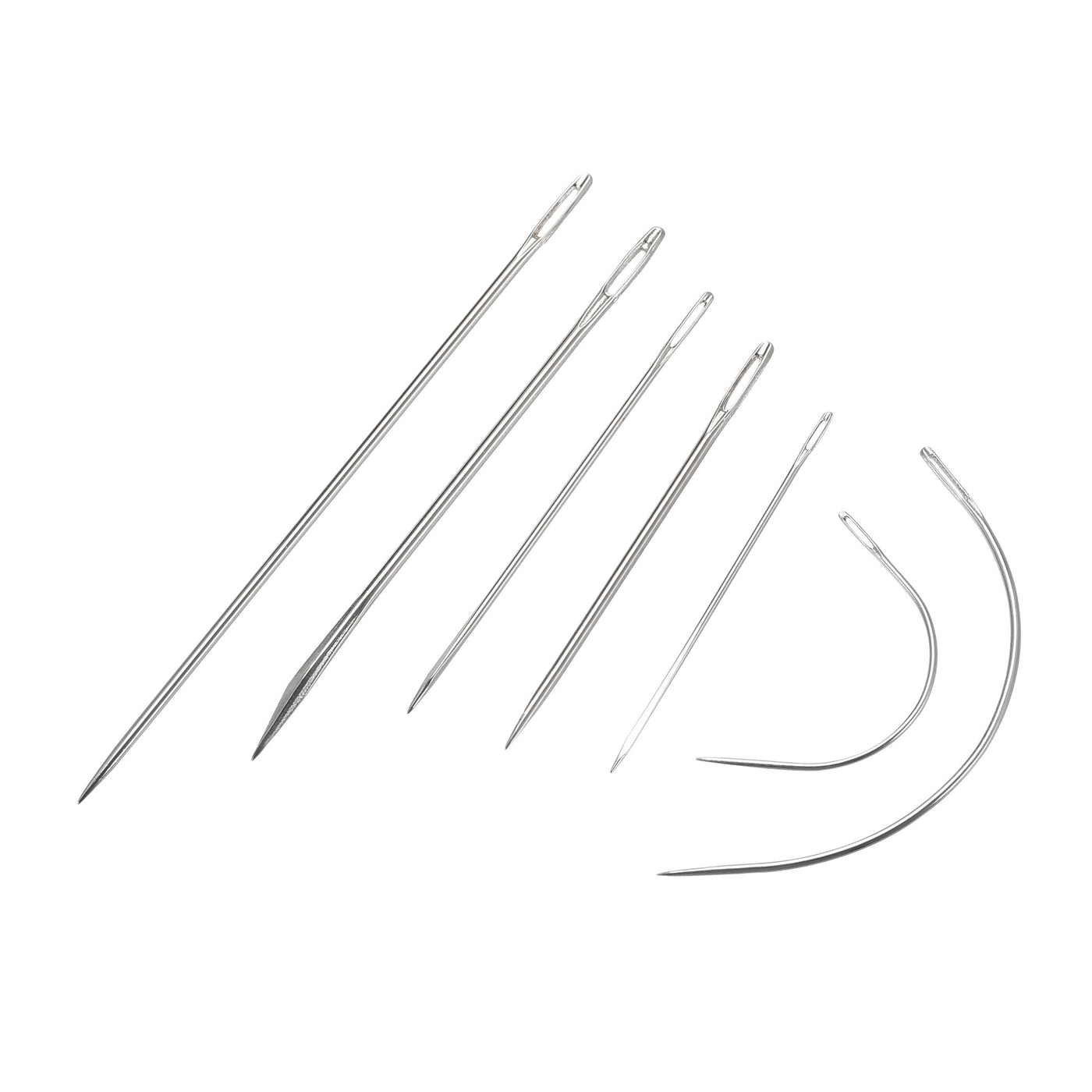 Harfington 18 Pcs Leather Tools Craft DIY Hand Stitching Kit, with Waxed Thread Cords, Sewing Needles, Stitching Awls, Scissors, Thimble, Measuring Tape