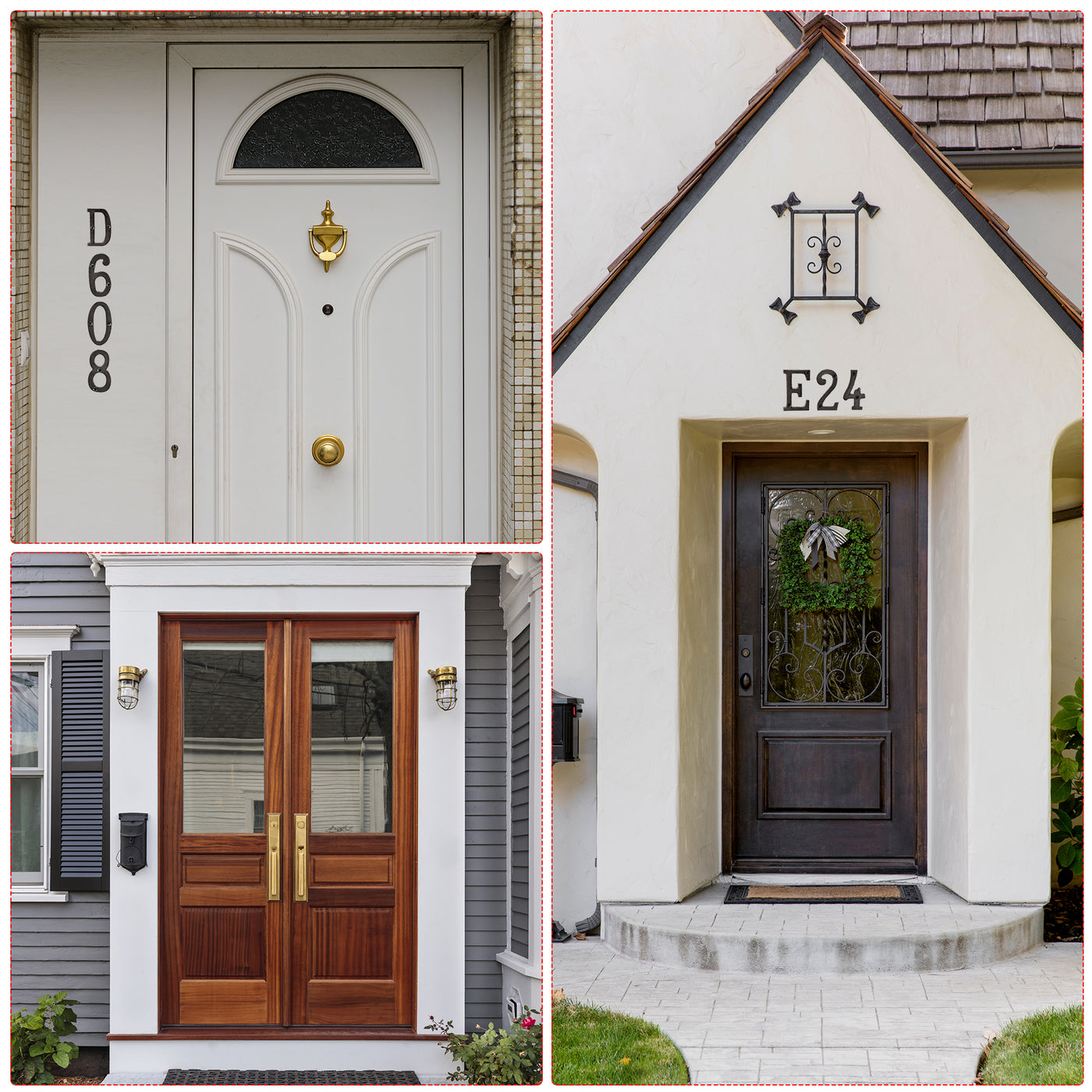 Harfington House Number, Cast Iron Number for Home Hotel Mailbox Address Sign