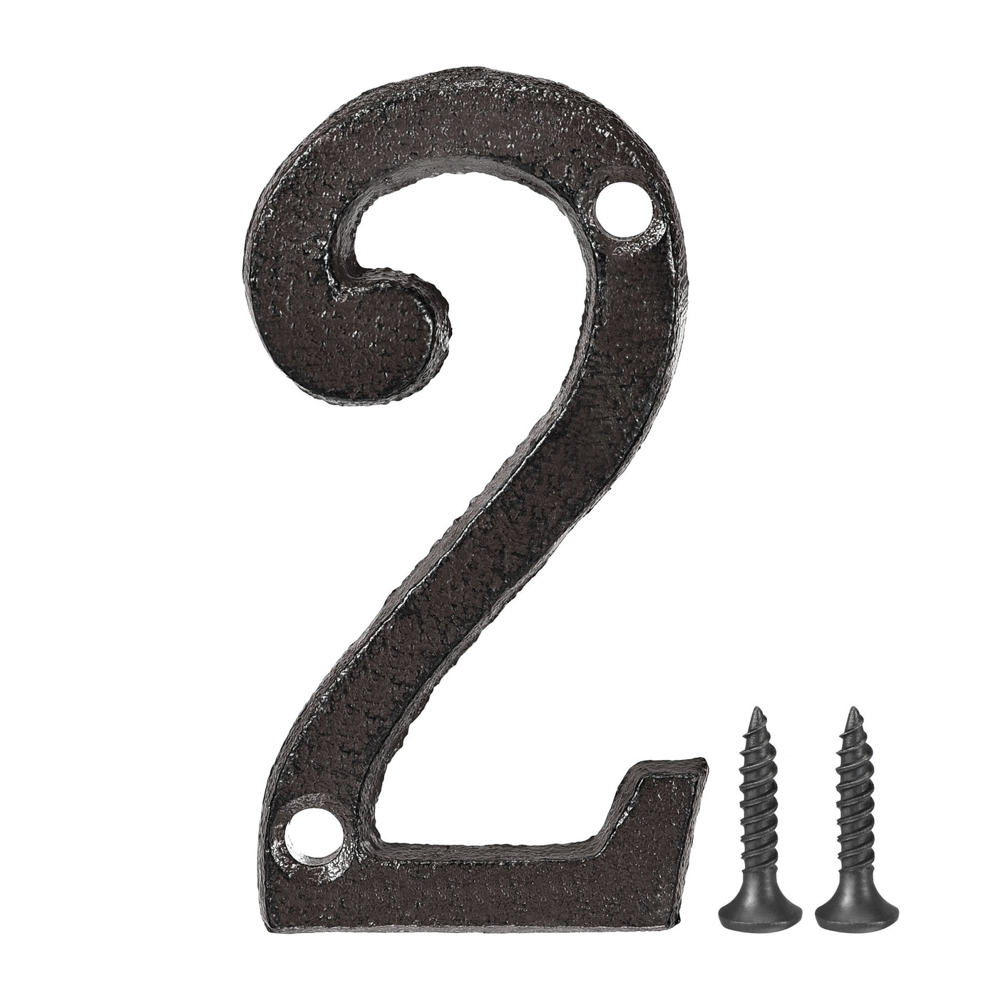 Harfington House Number, Cast Iron Number for Home Hotel Mailbox Address Sign