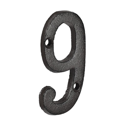 Harfington House Number, Cast Iron Number for Home Hotel Mailbox Address Sign