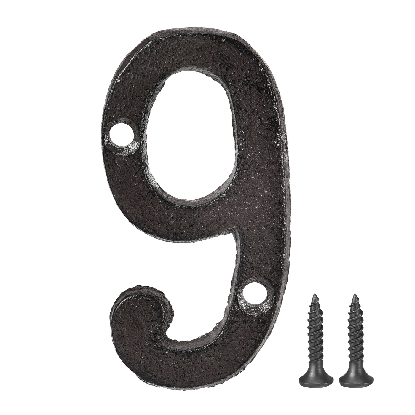 Harfington House Number, Cast Iron Number for Home Hotel Mailbox Address Sign