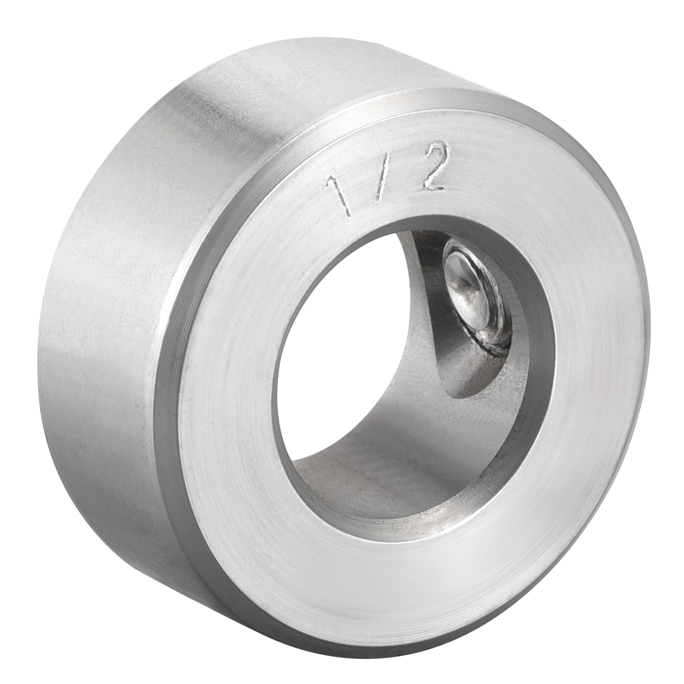 Harfington Drill Stop 1/2"  I.D. Stainless Steel for Set Screws Chuck Woodworking Drill Bits Depth Holder 2Pcs