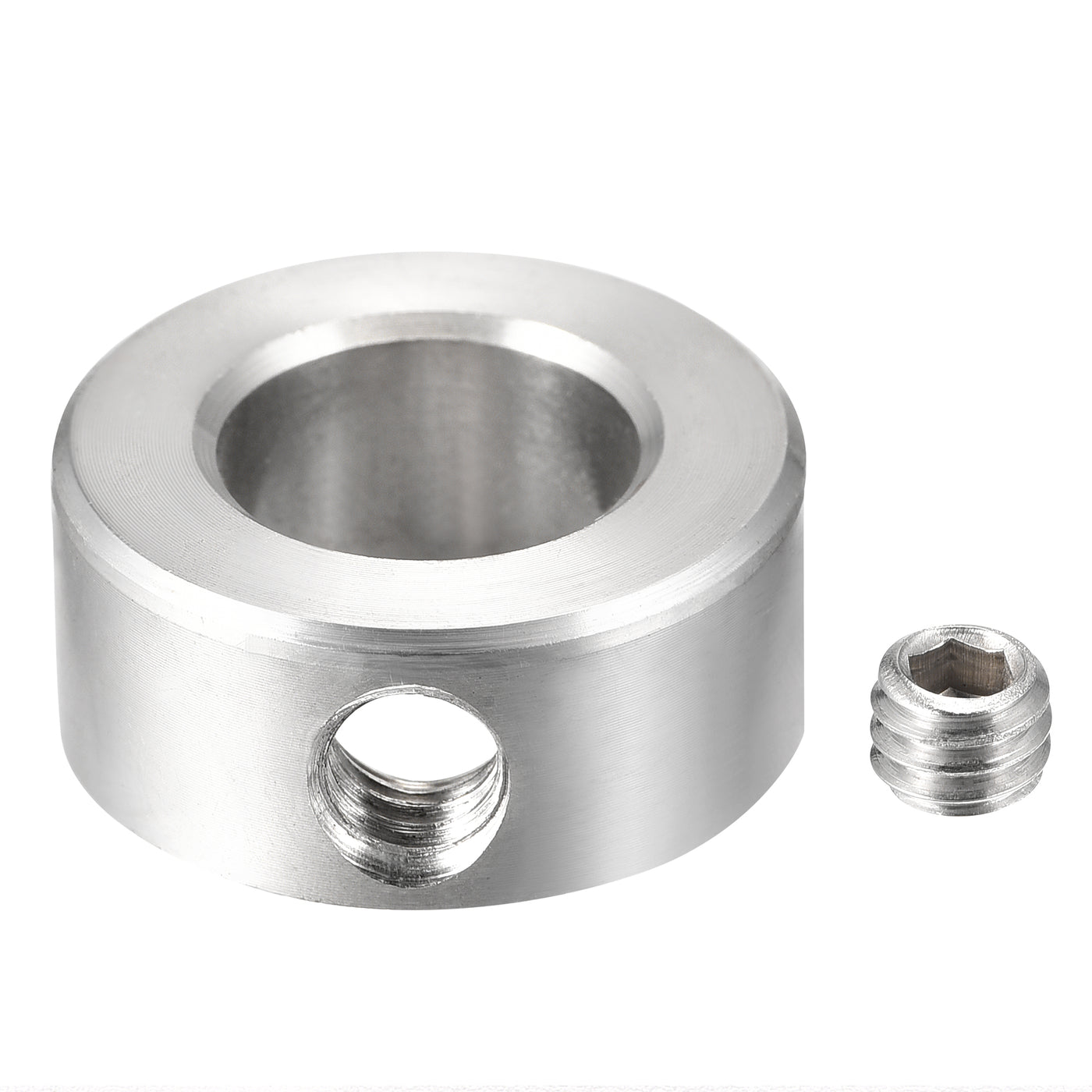 Harfington Drill Stop 3/4"  I.D. Stainless Steel for Set Screws Chuck Woodworking Drill Bits Depth Holder 2Pcs