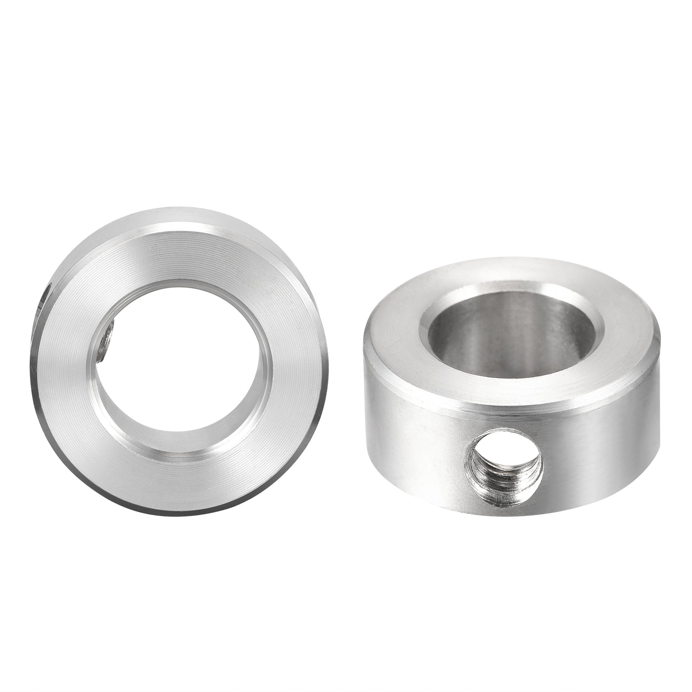 Harfington Drill Stop 3/4"  I.D. Stainless Steel for Set Screws Chuck Woodworking Drill Bits Depth Holder 2Pcs