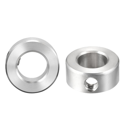 Harfington Drill Stop 3/4"  I.D. Stainless Steel for Set Screws Chuck Woodworking Drill Bits Depth Holder 2Pcs