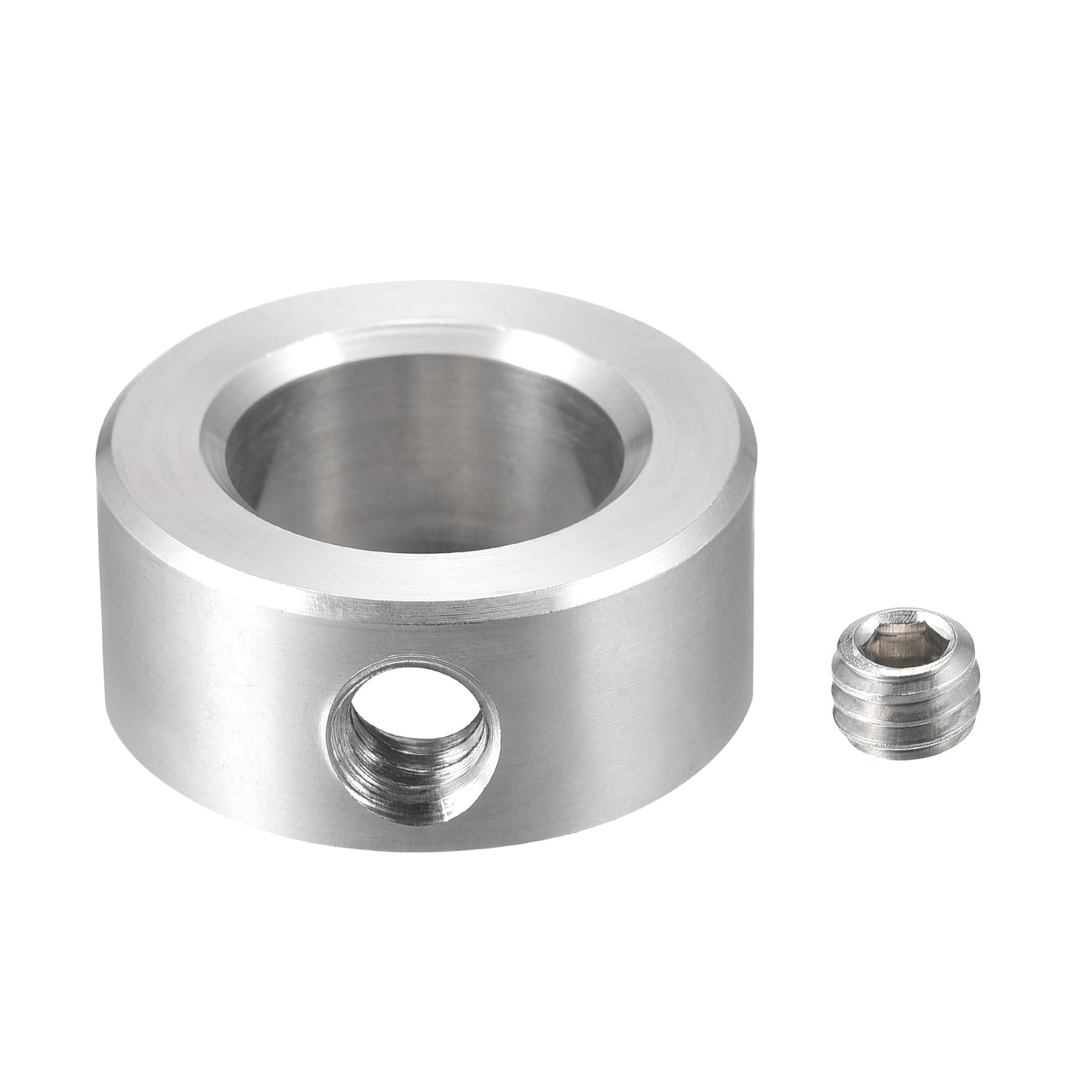 Harfington Drill Stop 5/8"  I.D. Stainless Steel for Set Screws Chuck Woodworking Drill Bits Depth Holder 2Pcs