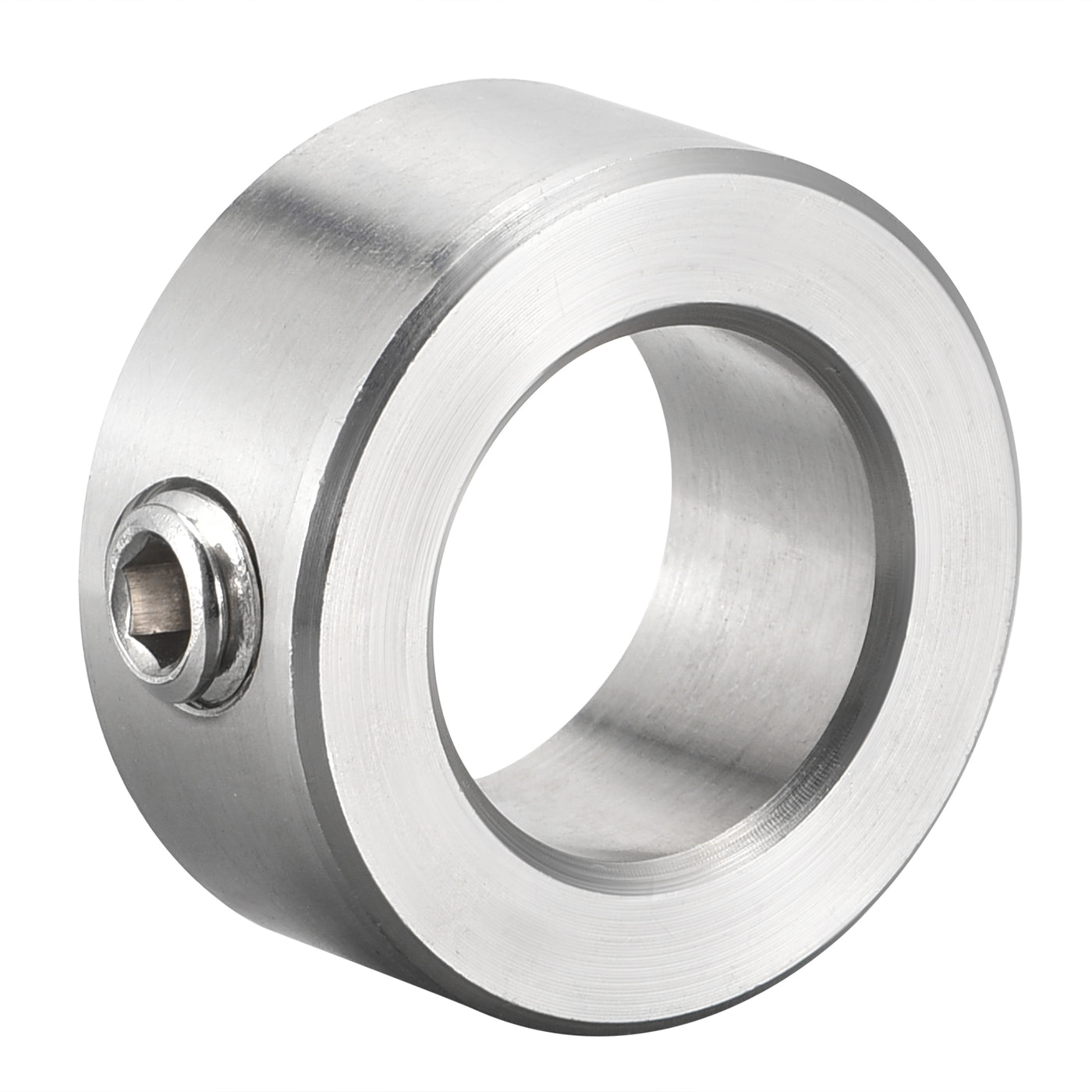 Harfington Drill Stop 5/8"  I.D. Stainless Steel for Set Screws Chuck Woodworking Drill Bits Depth Holder 2Pcs