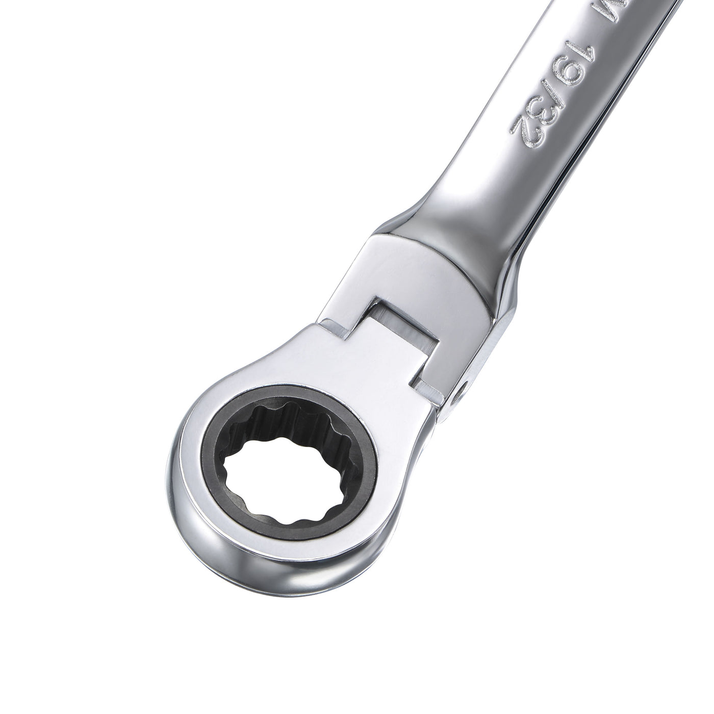 Harfington Flex-Head Ratcheting Combination Wrench SAE 72 Teeth 12 Point Box Ended