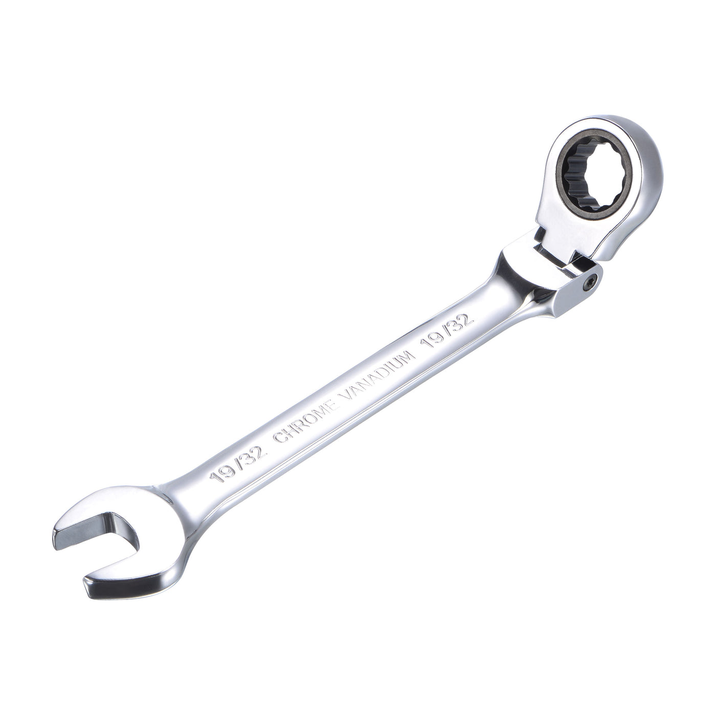 Harfington Flex-Head Ratcheting Combination Wrench SAE 72 Teeth 12 Point Box Ended