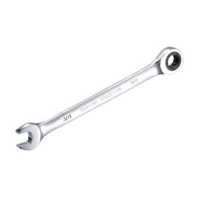 Harfington Ratcheting Combination Wrench SAE 72 Teeth 12 Point Box Ended Tools, Cr-V