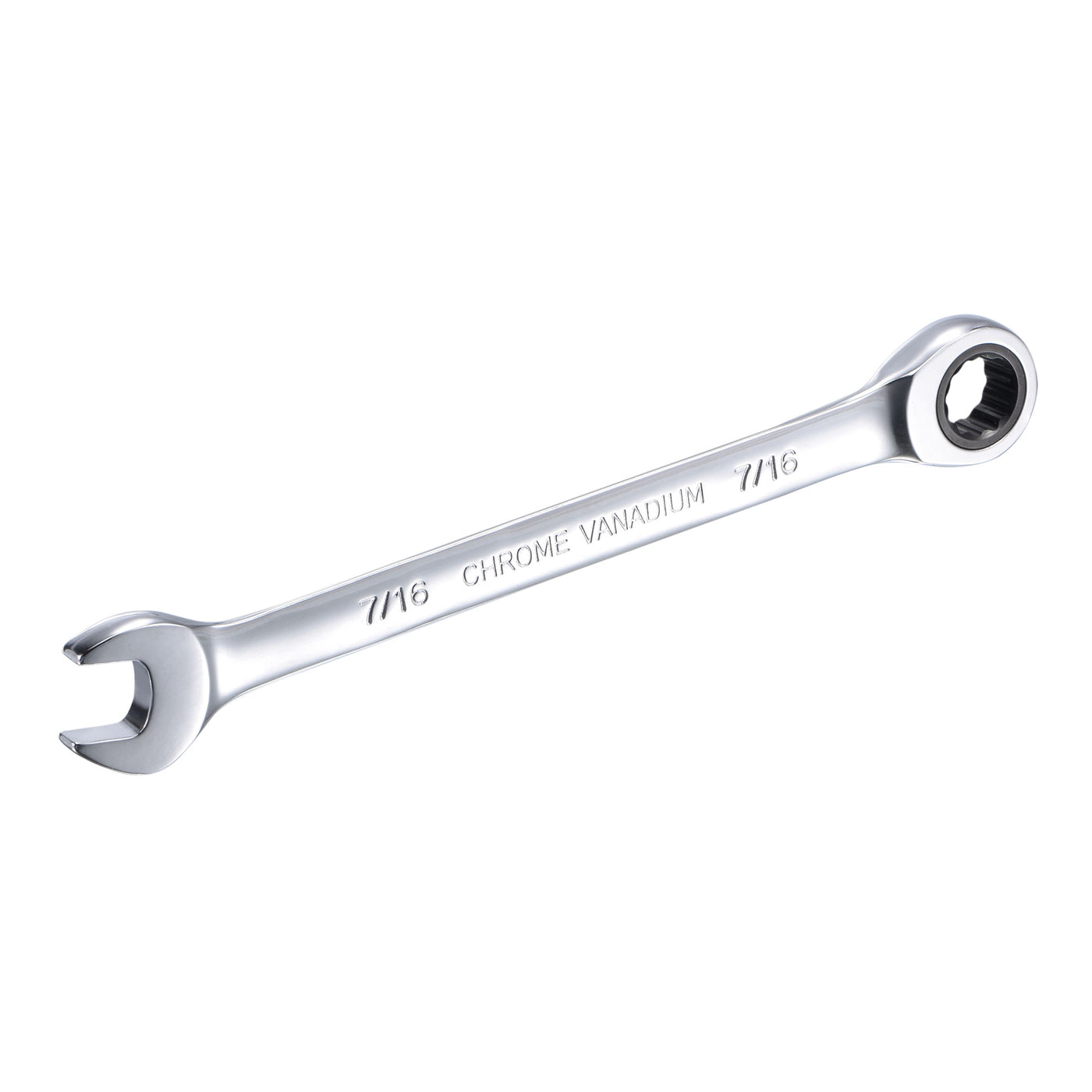 Harfington Ratcheting Combination Wrench SAE 72 Teeth 12 Point Box Ended Tools, Cr-V