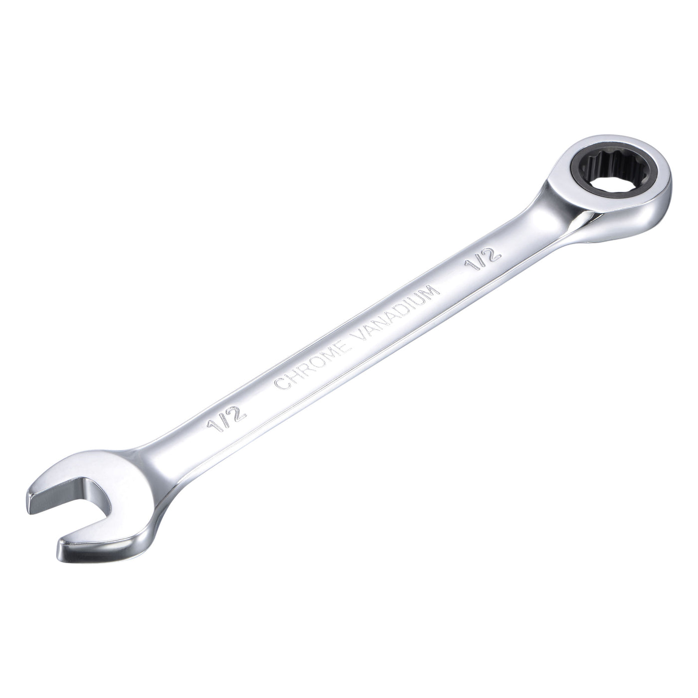 Harfington Ratcheting Combination Wrench SAE 72 Teeth 12 Point Box Ended Tools, Cr-V