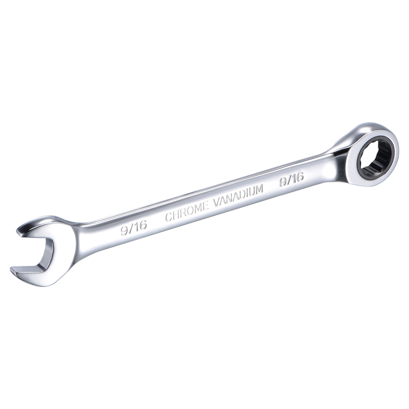 Harfington Ratcheting Combination Wrench SAE 72 Teeth 12 Point Box Ended Tools, Cr-V
