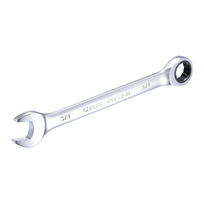 Harfington Ratcheting Combination Wrench SAE 72 Teeth 12 Point Box Ended Tools, Cr-V