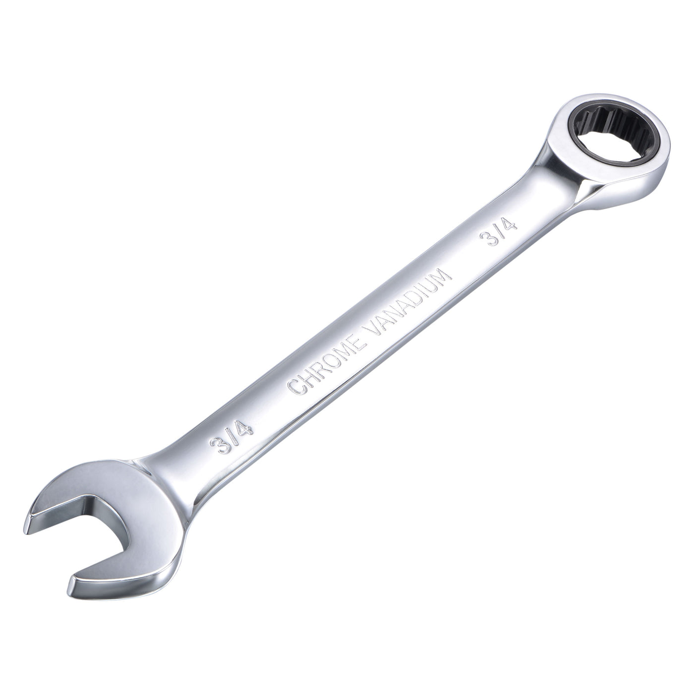 Harfington Ratcheting Combination Wrench SAE 72 Teeth 12 Point Box Ended Tools, Cr-V