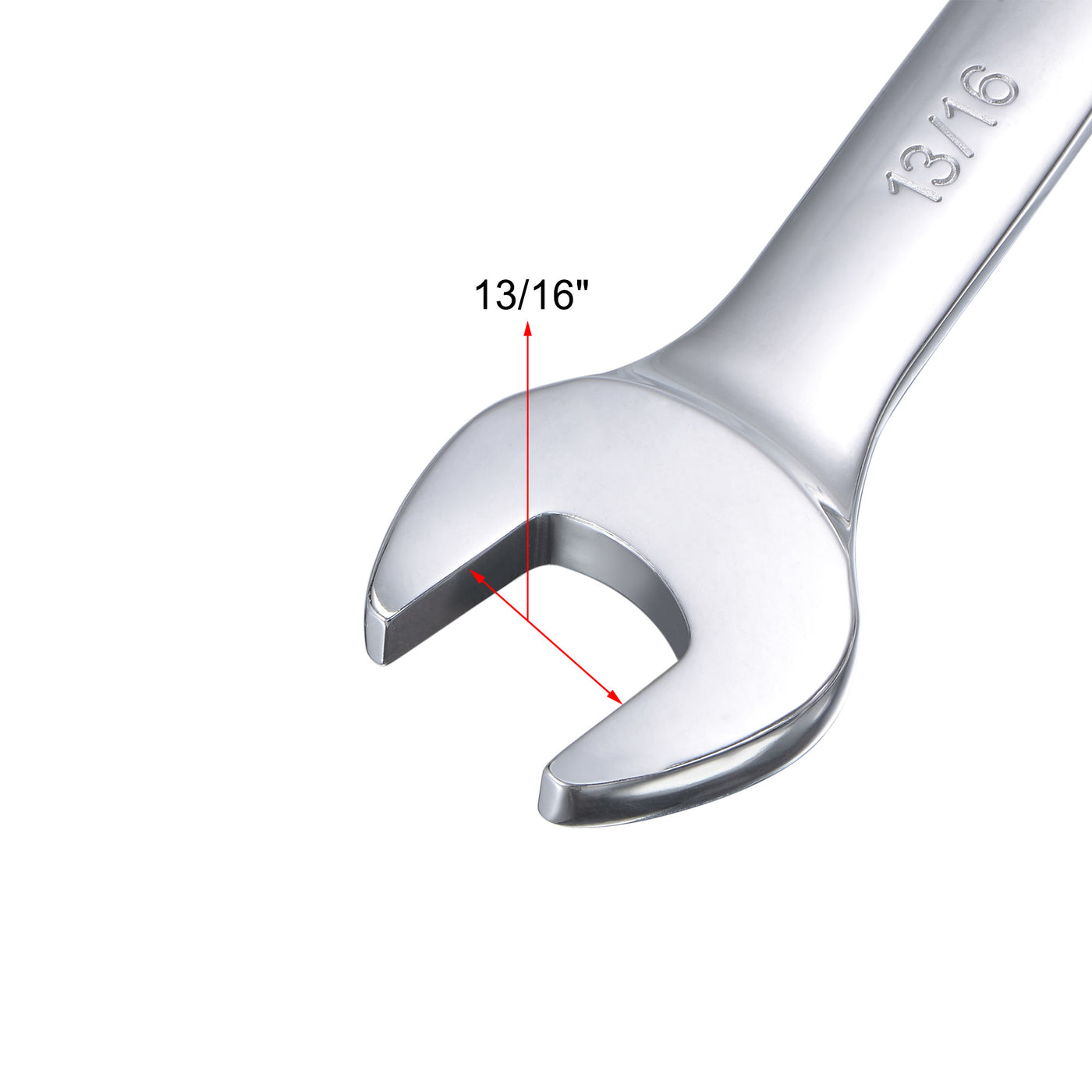 Harfington Ratcheting Combination Wrench SAE 72 Teeth 12 Point Box Ended Tools, Cr-V