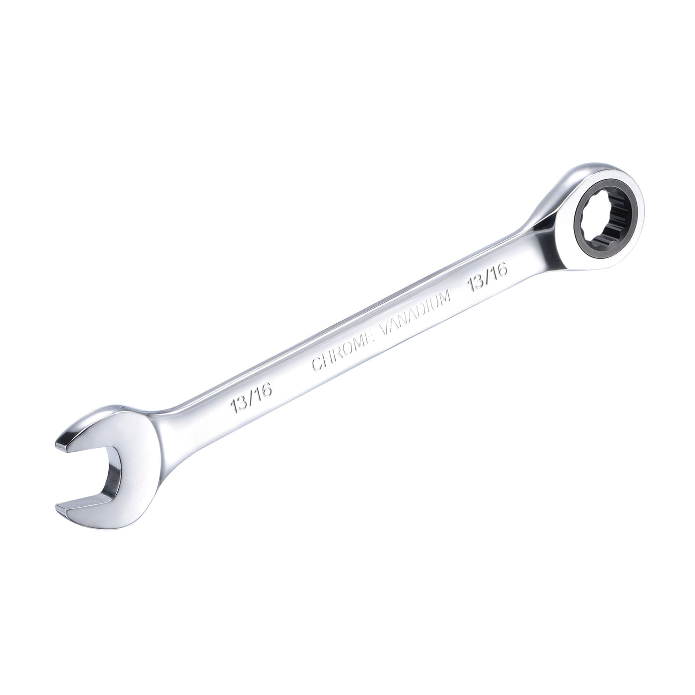 Harfington Ratcheting Combination Wrench SAE 72 Teeth 12 Point Box Ended Tools, Cr-V