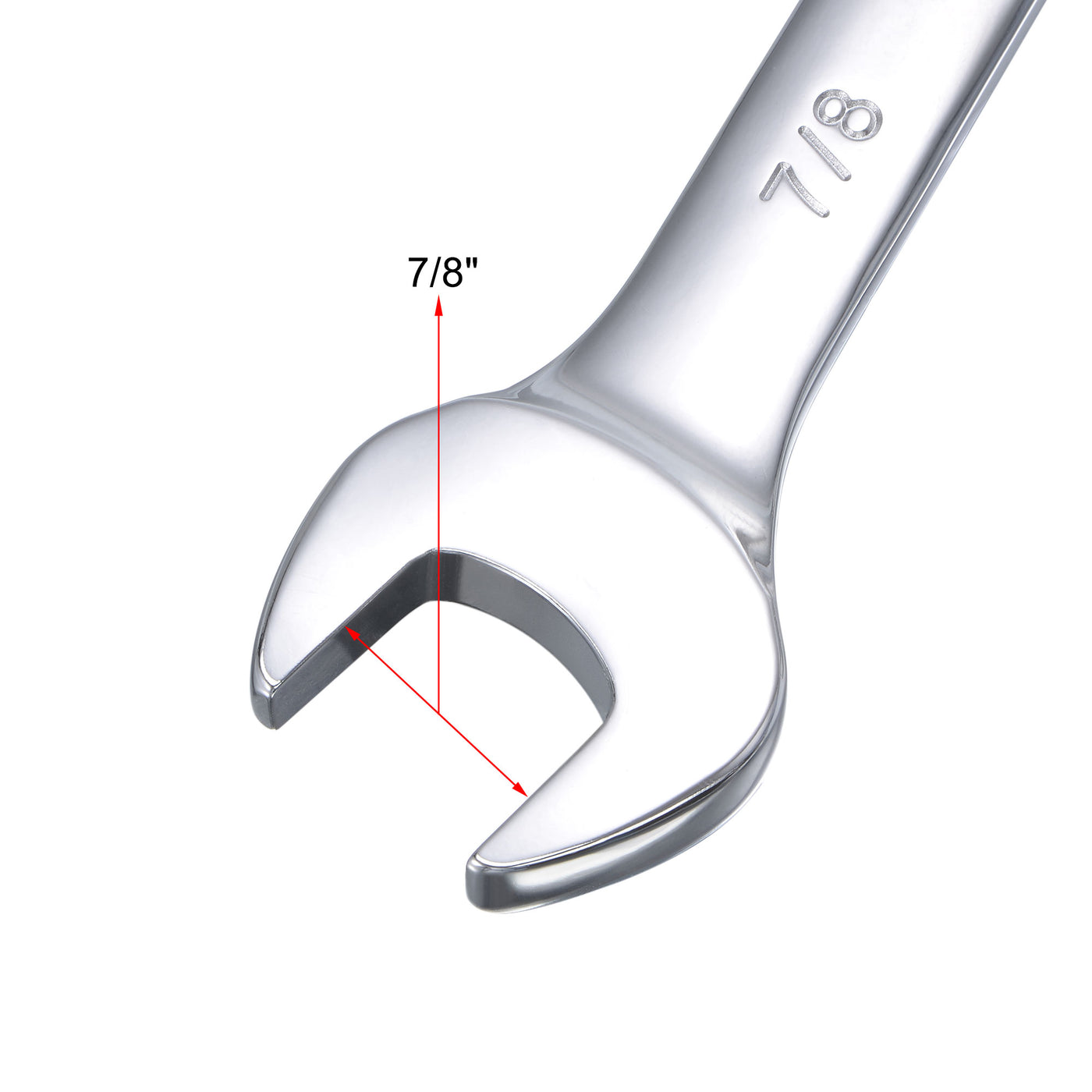 Harfington Ratcheting Combination Wrench SAE 72 Teeth 12 Point Box Ended Tools, Cr-V