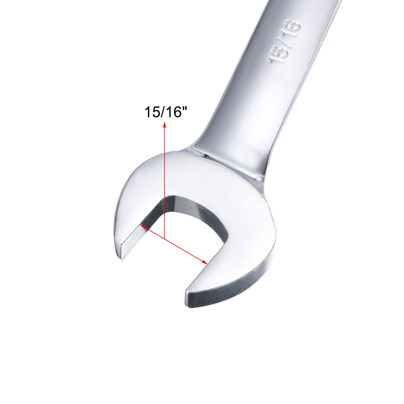 Harfington Ratcheting Combination Wrench SAE 72 Teeth 12 Point Box Ended Tools, Cr-V