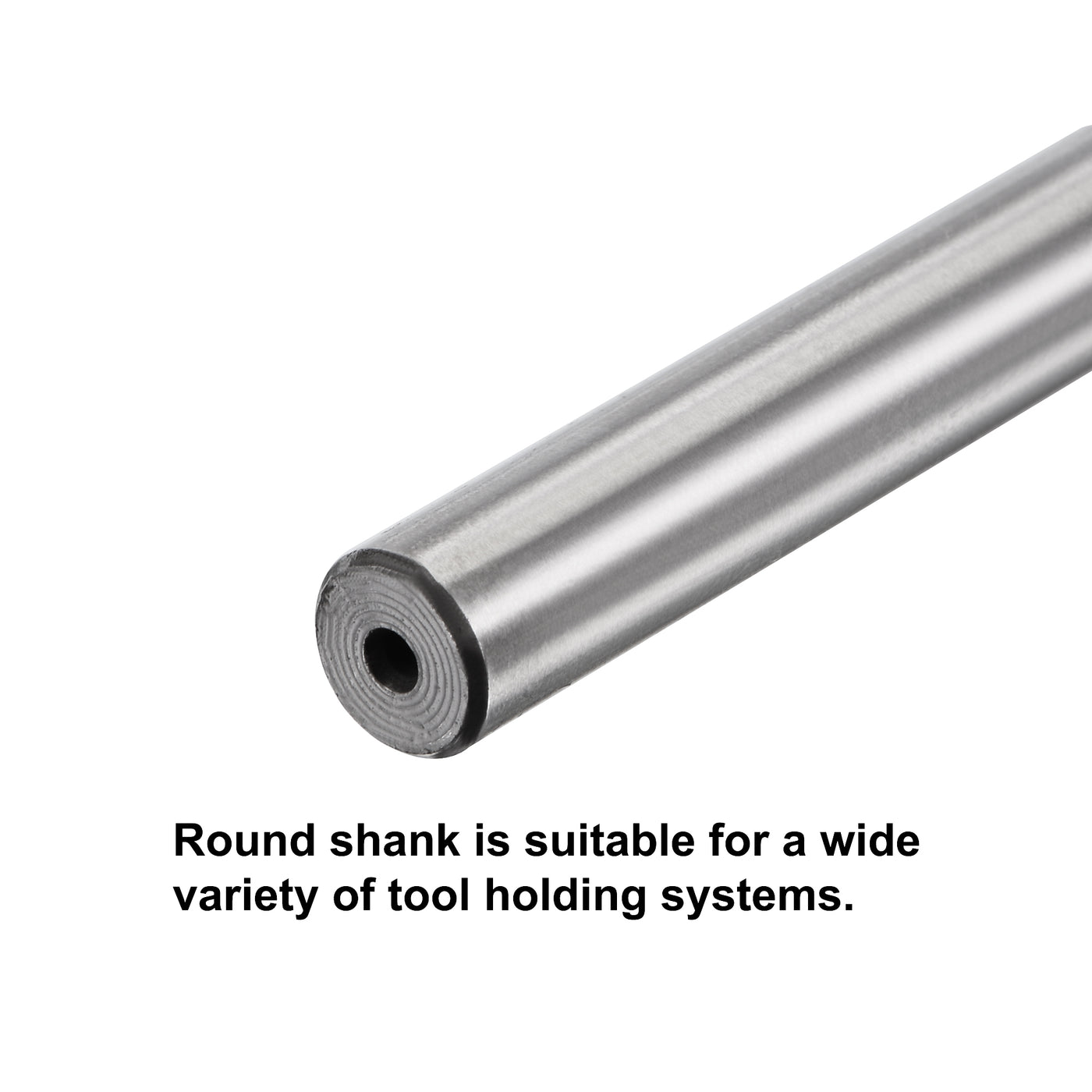 Harfington Chucking Reamer Set H8 Lathe Machine Reamer Straight Flute (3mm-12mm) 10pcs