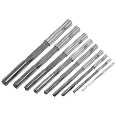 Harfington Chucking Reamer Set H7 Lathe Machine Reamer Straight Flute (2mm-10mm) 9pcs