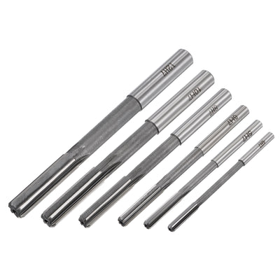 Harfington Chucking Reamer Set H7 Lathe Machine Reamer Straight Flute (4mm-12mm) 6pcs