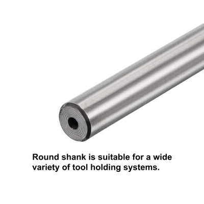 Harfington Chucking Reamer Set H8 Lathe Machine Reamer Straight Flute (4mm-10mm) 5pcs