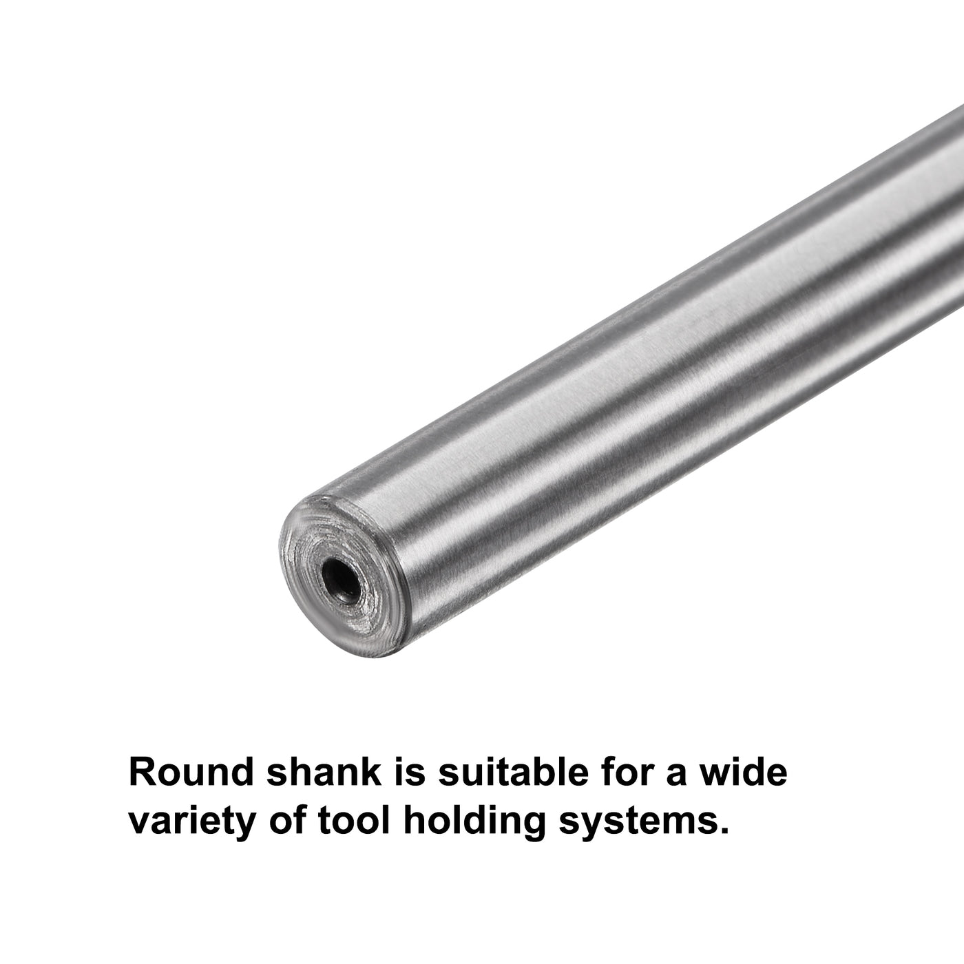 Harfington Chucking Machine Reamer Carbide Tip Straight Flute High Speed Steel Tool