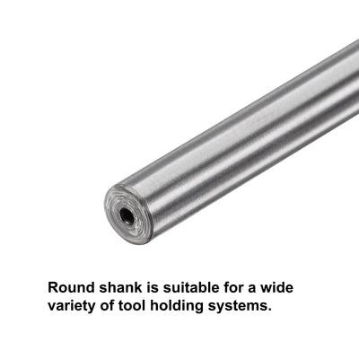 Harfington Chucking Machine Reamer Carbide Tip Straight Flute High Speed Steel Tool