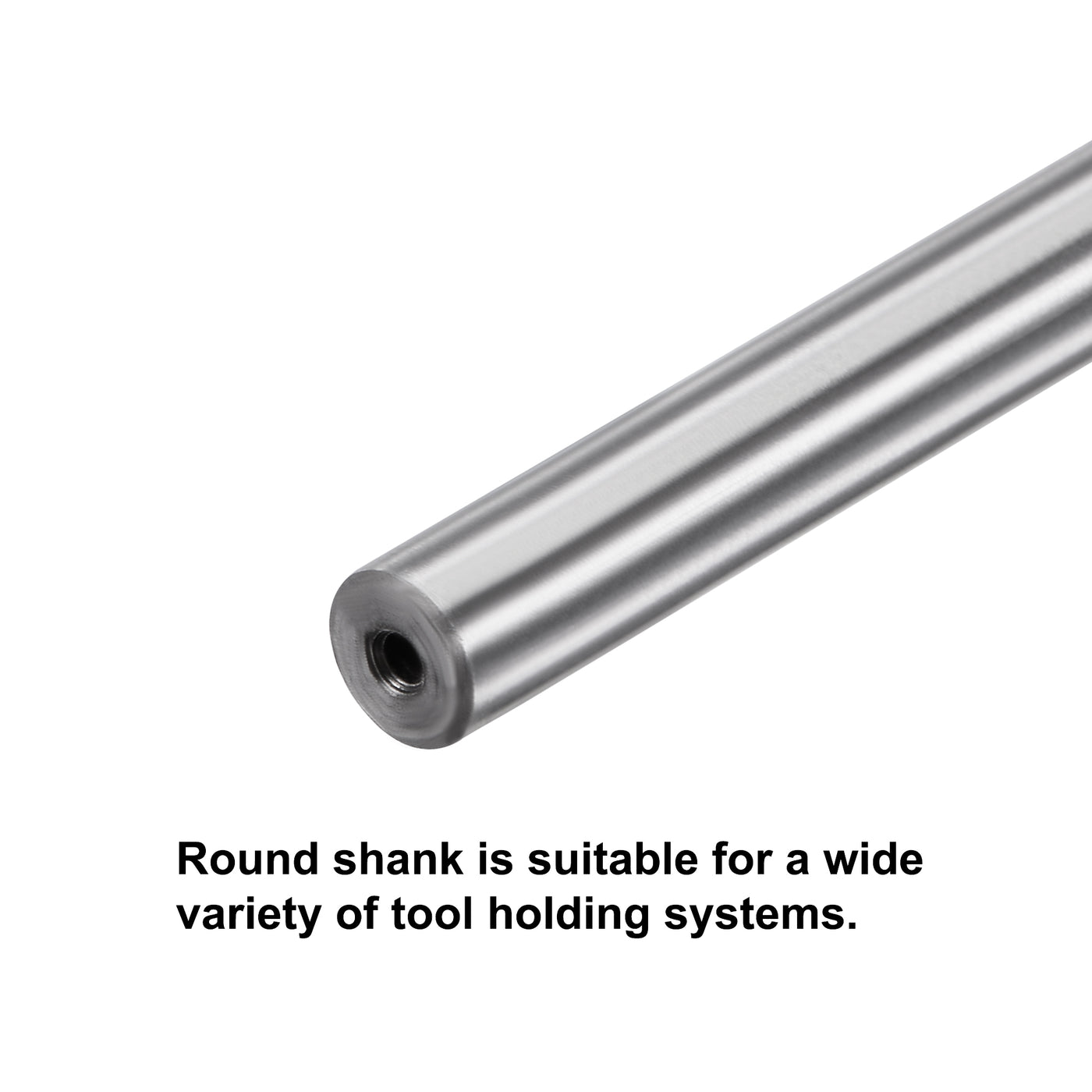 Harfington Chucking Machine Reamer Carbide Tip Straight Flute High Speed Steel Tool