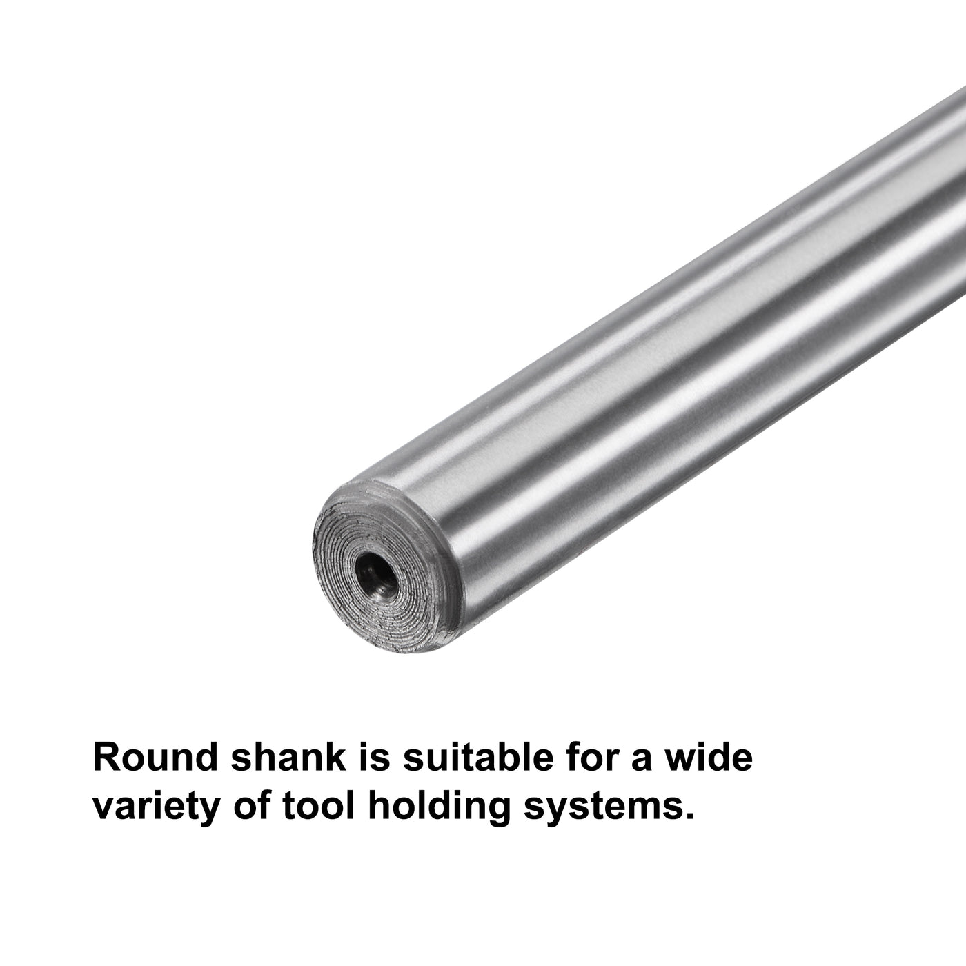 Harfington Chucking Machine Reamer Carbide Tip Straight Flute High Speed Steel Tool