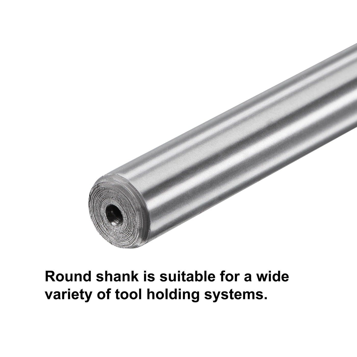 Harfington Chucking Machine Reamer Carbide Tip Straight Flute High Speed Steel Tool