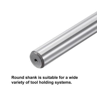 Harfington Chucking Machine Reamer Carbide Tip Straight Flute High Speed Steel Tool