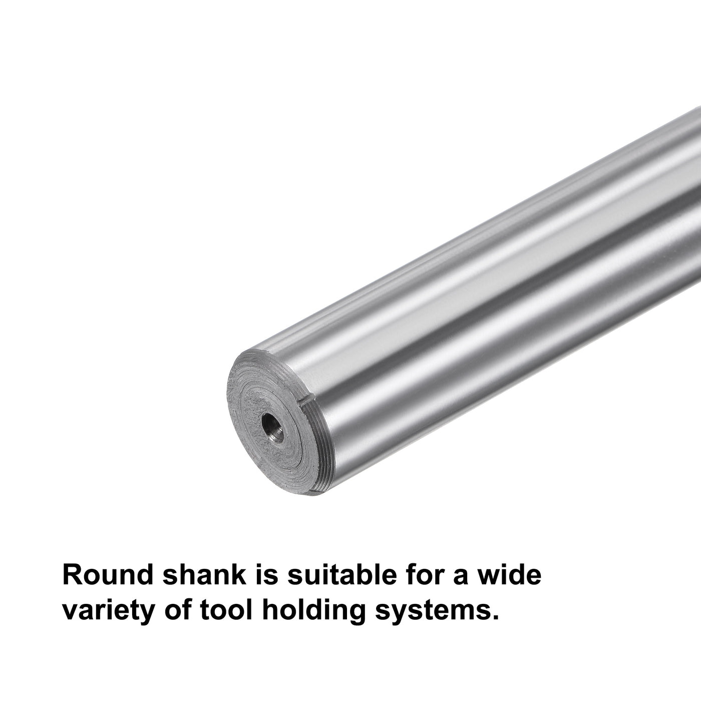 Harfington Chucking Machine Reamer Carbide Tip Straight Flute High Speed Steel Tool