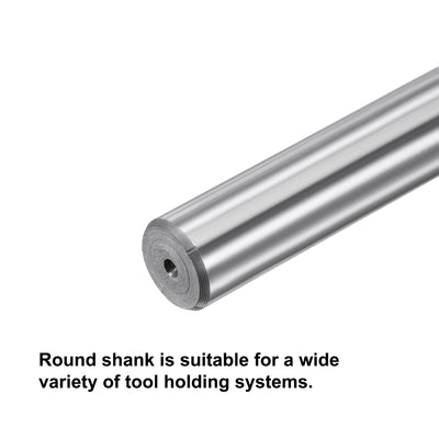 Harfington Chucking Machine Reamer Carbide Tip Straight Flute High Speed Steel Tool