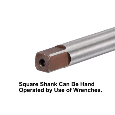 Harfington Hand Reamer Alloy Tool Steel Flutes Straight Shank Cutter