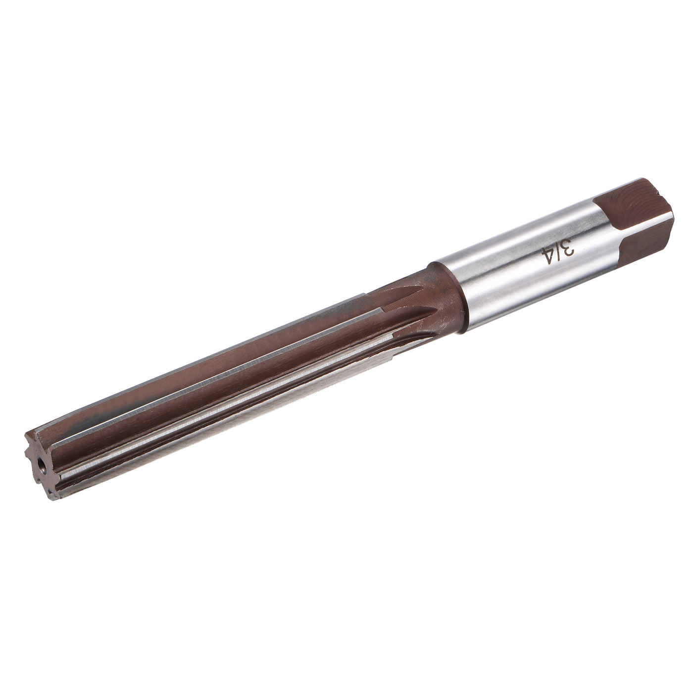 Harfington 3/4" Hand Reamer H8 Alloy Tool Steel 8 Flutes Straight Shank Cutter